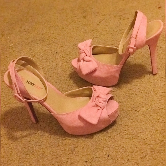 pink heels size 9